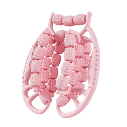 Rouleau de jambe, rouleau de massage à 29 roues pour les jambes, rouleau de cellulite en plastique, rouleau de massage de la cuisse, outil de massage de la cellulite...