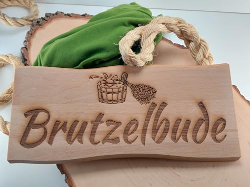 Plaque decorative Kelo bois de hetre massif pour sauna 38x17cm - 4