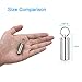 VANSU Titanium Waterproof Keychain Pill Box Case,Portable Mini Pill Holder Container for Outdoor Travel Camping