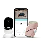 Owlet Duo — Cam and Smart Sock 3 — Smart Baby Monitor with Camera — Night Vision and Audio — iOS and Android Compatible — Encrypted HD Video for Baby Safety — Dusty Rose