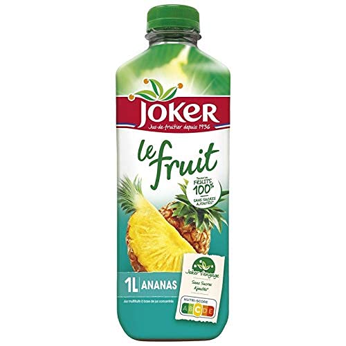 JOKER - Zumo de piña para mascotas, 1 l, 4 unidades