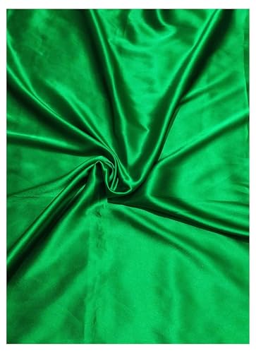 Image of Silk Satin Fabric for Tops, Frocks, Gowns, Blouses, Patiyala, Palazzo
