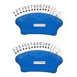 Jeder Halter ist 21 cm breit und 10 cm groß.