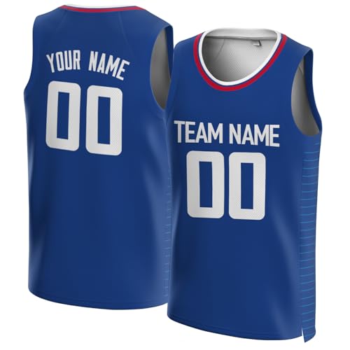 Ytuhloe Custom Basketball Jersey Sleeveless Athletic Mesh Basketball Shirts Personalized for Men Women Boys Youth