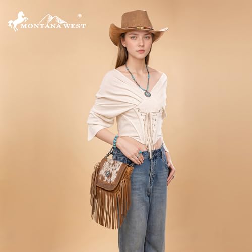 Image of Montana West Fringe Purse Western Purses for Women Crossbody Bag