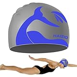 Tapa de natación para Adultos - Tapa de baño de Silicona elástica, Sombrero de baño Impermeable | Accesorio liviano para Hombres y Mujeres, Protege el Cabello Rizado o Liso Durante el entrenamie