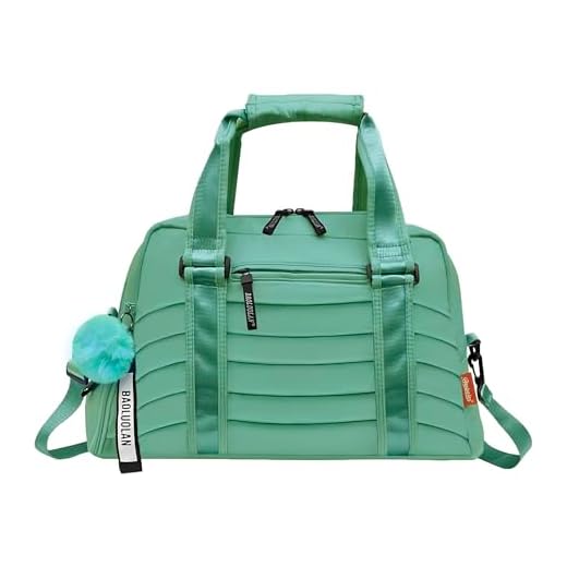 Bolsa Mala Feminina Academia Esportiva Treino Viagem Fitness Trabalho Transversal Compartimento para Tênis Bolso Impermeável (VERDE CLARO)