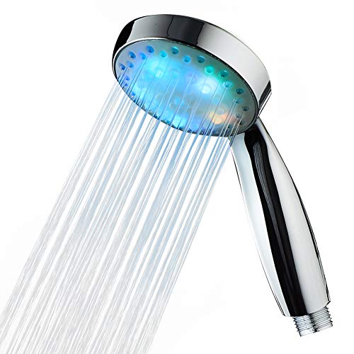 KAIREY Led Shower Head 7 Color Changing Automatically Light Up Shower Head Polished