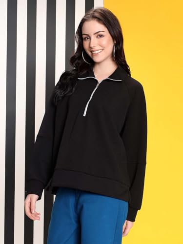Image of KOTTY Women's Stylish Pullover Sweatshirt Ideal for Winter and Layered Looks