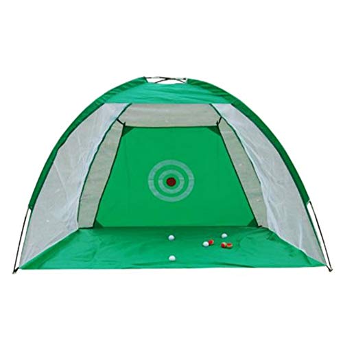 Biowlucn Foldable Golf Hitting Cage Training Aids Sports Golf Cage Swing Trainer Chipping