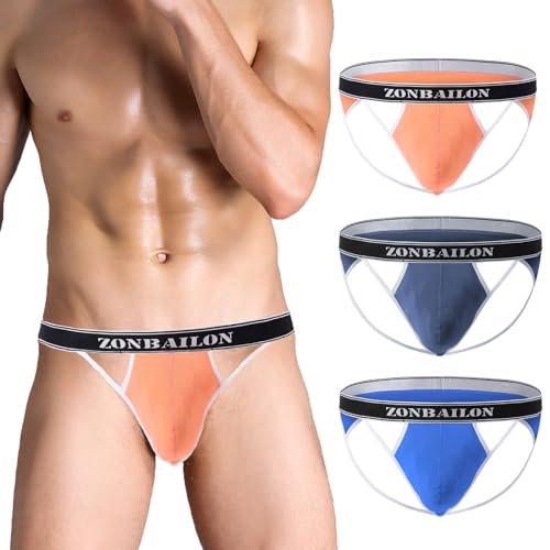 String sexy pour homme JINSHI extensible, sous-vêtement discret et confortable de taille M à 3XL