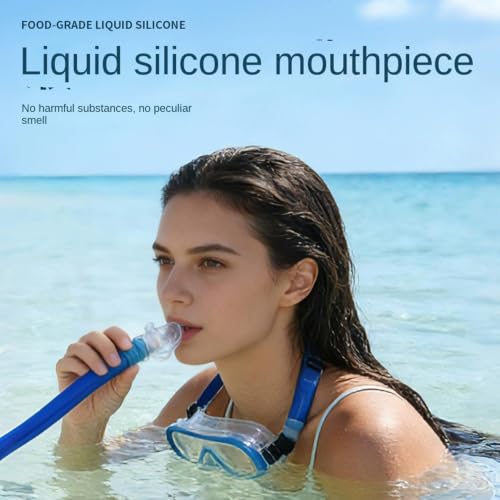 Tubo de respiración subacuática dry snorkel portátil de 177 pulgadas unisex 5