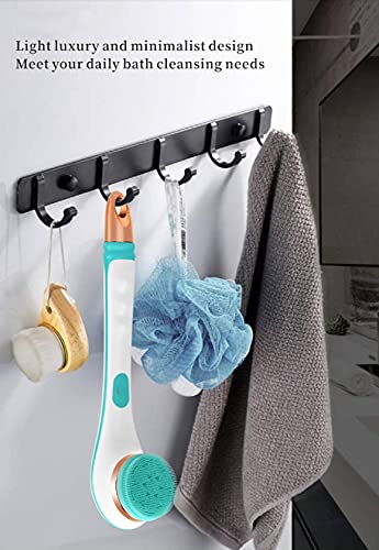 Escova de massagem elétrica para banho, escova de banho, escova de limpeza, escova de silicone recar