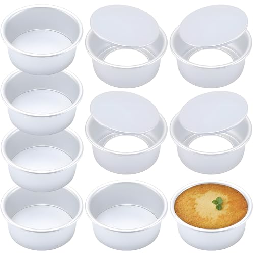 La mejor comparación de Moldes redondos , tabla con los diez mejores. 40 Moldes para hornear, 10 moldes redondos aluminio para pasteles de 4.5 pulgadas, con fondo extraíble, para Brownies, mini pasteles, tarta de queso, para horno y lavavajillas