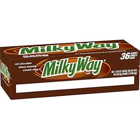 Milky Way Caramel Chocolate Full Size Candy Bars, 1.84 Ounce (36 Count) Cover