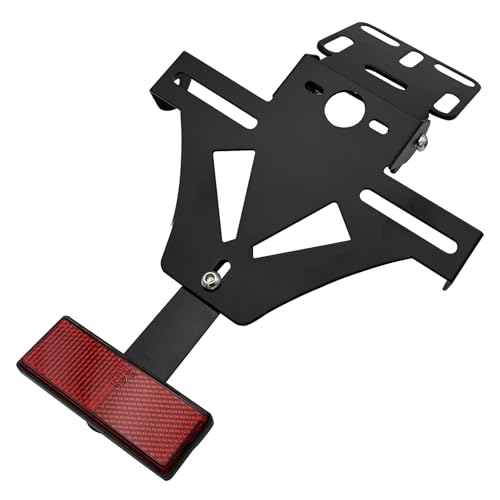 MARUHADO フェンダーレスキット 汎用品 ナンバープレートステー 角度調整 リフレクター 反射板 バイク CBR250RR ナンバー灯無し