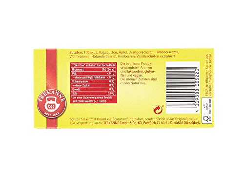 Teekanne Hei?e Amore con aroma di vaniglia al