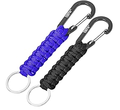 EOTW Carabiner Keychain, Small Carabiner Clip with Paracord