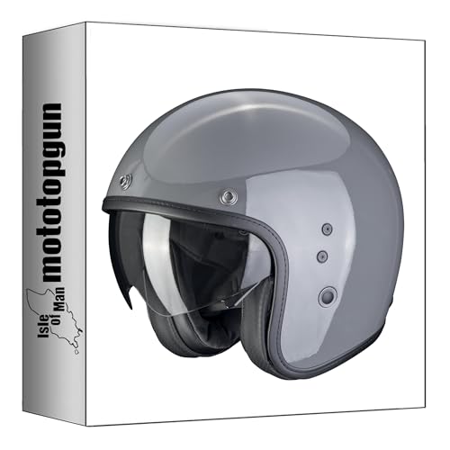 Casque jet moto Scorpion Belfast Evo gris métallisé XXL mototopgun