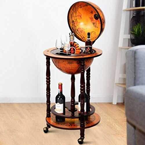 Soporte para botellas de vino de madera 36" estilo italiano miniatura 3