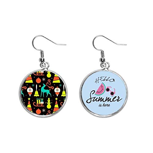 Pendientes de sandía para verano un accesorio fresco y divertido para el lóbulo