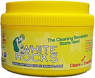 White Rocks All Purpose Cleaning Paste| Safe Eco-Friendly Non-Toxic Cleaner| Multi-purpose Cleaning Product| Perfect for Ovens, Sink, Garden PVC, Lime Scale and Bathroom|500g