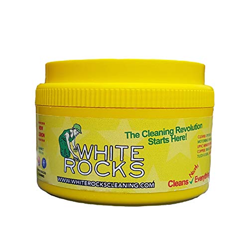 White Rocks All Purpose Cleaning Paste| Safe Eco-Friendly Non-Toxic Cleaner| Multi-purpose Cleaning Product| Perfect for Ovens, Sink, Garden PVC, Lime Scale and Bathroom|500g