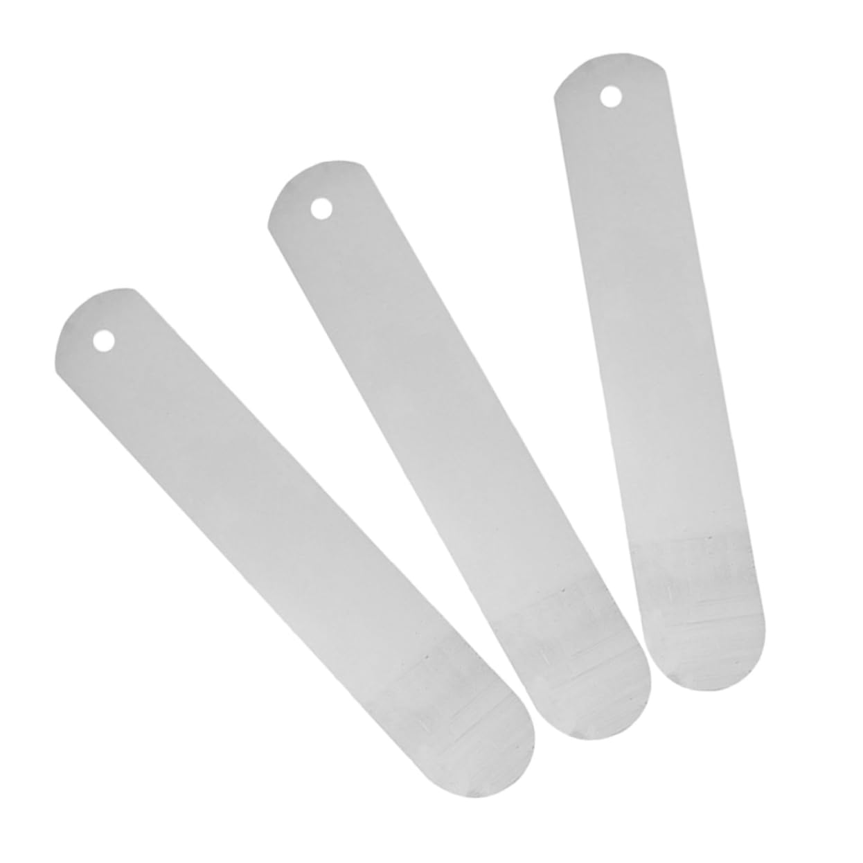 VILLFUL Aluminum Sock Shaping Boards Short and Long 3pcs Sock Display Holders Silver