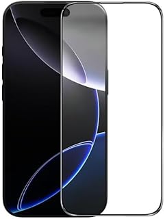Nillkin Amazing CP+ Pro Full Coverage Tempered Glass Screen Protector for iPhone 16 – 0.25mm Ultra-Thin, 2.5D Edge, Anti-Explosion, Black