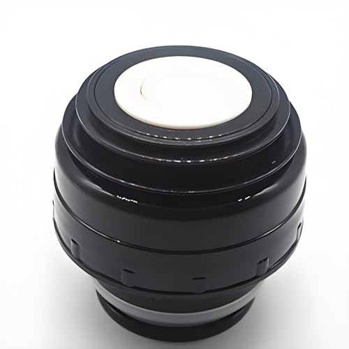 Miniatura 4 de 1 Tapa De Botella De Agua De Acero Inoxidable De 5,2 Cm Tapa Aislante Universal Para Termos Y Botellas Deportivas, Color Negro Aislamiento Al Vacío, Apto Para Lavavajillas