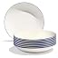 White w/ Navy Rim