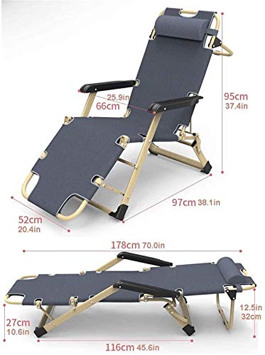 Lightweight Lightweight Sun Lounger Foldable Garden Chairs Folding Reclining Sun Lounger,Outdoor Garden Patio Chair Rest Sun Lounger Bed Office Lazy Back Chair For Travel Holiday Indoor Outdoor Foldin #TOP7