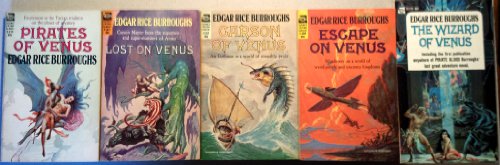 Venus Series 1-5 Complete set (Pirates of Venus, Lost on Venus, Carson of Venus, Escape on Venus, Wizard of Venus) (Amotor 1-5)