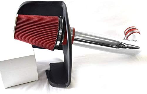 3.5" Performance Cold Air Intake with Heat Shield Kit + Air Filter Compatible for 09-13 Cadillac Chevy/Silverado 1500 /GMC Sierra/Yukon XL 5.3L 6.0L