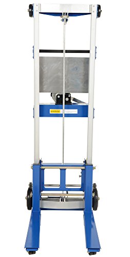 Vestil A-Lift-R Fixed Straddle Hand Winch Lift Truck, 35" Length, 25" Width, 67-1/2" Height, 500 Lbs Capacity #TOP3