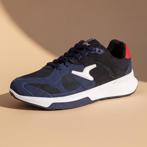 Image of YOHO Men's Sneakers Flo & Blazer | Stylish & Comfortable | Low Top, Lace Up Casual Shoes for Man /Gents