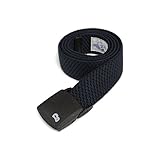 GEVAERT ゲバルト ベルギー 日本製 ゴムベルト 伸びる 軽い ガチャベルト サイズ調整可能 金属アレルギー アウトドア 全13色 スポーツ ダンス スケートボード ベルト専門店ベルトラボ 作業用ベルト BLLB0643 (ネイビーブルー)