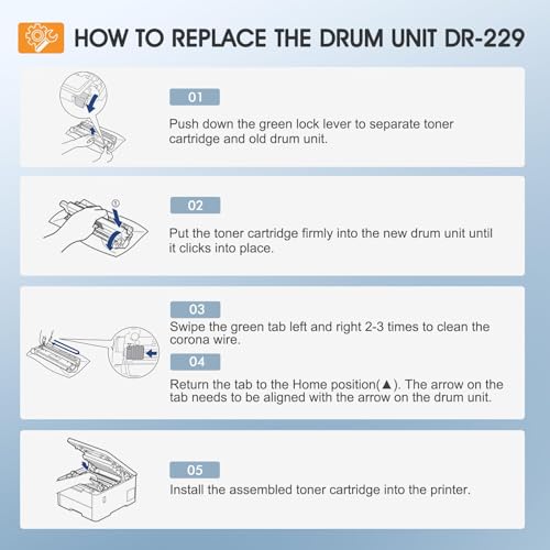 Image of DR229CL DR-229CL Drum Unit 4-Pack for Brother DR229CL DR229 Printer