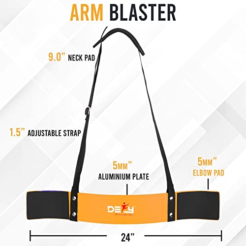 Defy Bicep Arm Blaster- Arm Blaster For Biceps & Triceps, Workout Bicep Curl Blaster, Defy Bicep Isolator Arm Blaster- Arm Blaster For Biceps & Triceps Men And Women, Bicep Curl Blaster (Gold) #TOP2