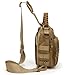 Jungle Leopard Men's Chest Bag Camo Shoulder Bag Utility Sling Pack Backpack MOLLE Camping Fishing Trekking(MCBK)