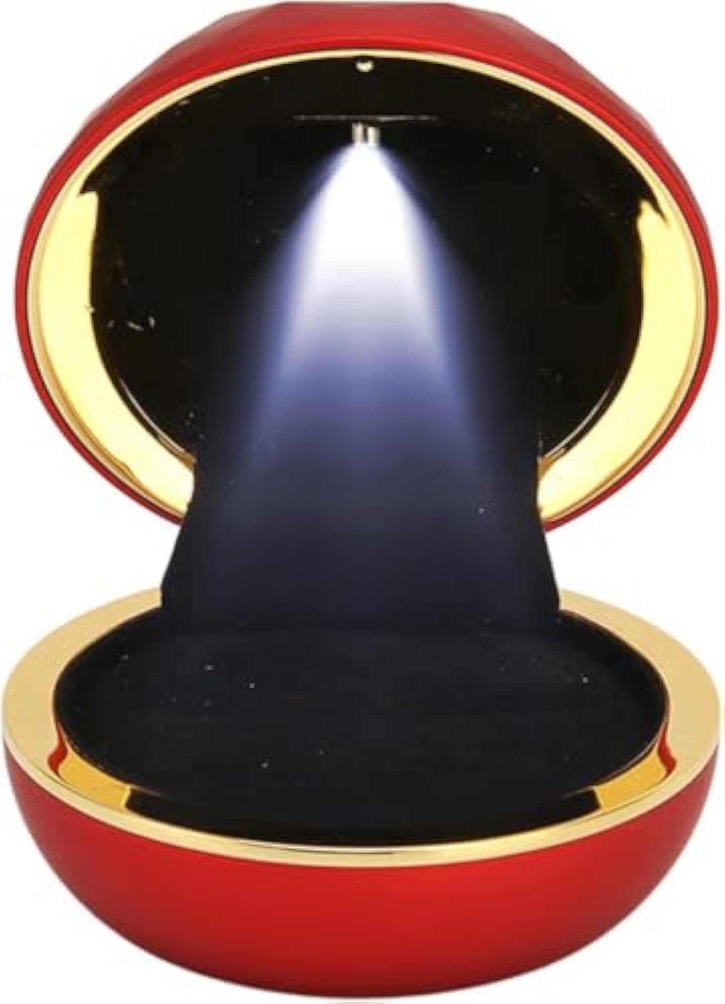 Round Velvet Ring Box for Elegant Jewellery Storage