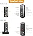 PANDAAR Wireless Doorbell Intercom,Room to Room Communication Itercoms 4900ft Long Range,3 Volume Levels,21 Chimes,Waterproof Intercoms Wireless for Home Business Indoor Outdoor,2 Pack Black