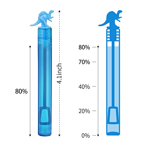 32 Pack Bubbles For Kids Party Favors Mini Bubble Wand Dinasour Toys Bulk Party Goodie Bag Stuffers Supplies Carnival Prizes Christmas Themed Birthday Wedding Bath Time Gifts For Boys Girls #TOP1