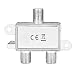 HB-DIGITAL Distribuidor de señal satélite (2 vías, 5-2400 MHz, digital, analógico, apantallado,...