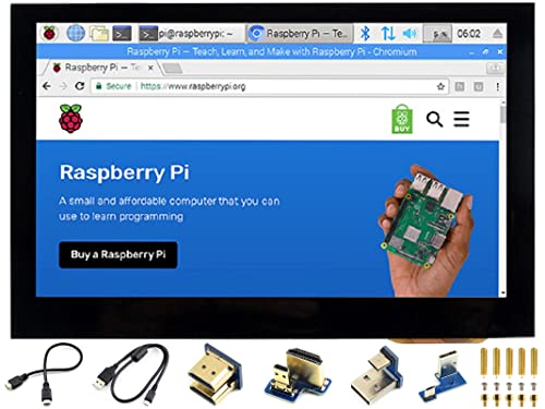 Image of waveshare 4.3inch HDMI LCD 800x480 IPS Capacitive Touch Screen HDMI Interface Support All Version Raspberry Pi 4B /3B+ /3B /2B /Zero /Zero W /Zero WH,Jetson Nano BB Black Banana Pi Windows 10 /8.1 /8 /7