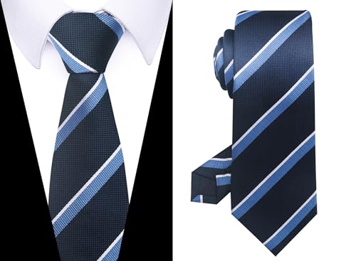 Image of Passabin Tie For Men Necktie Woven Jacquard Neck Ties Set 6 PCS