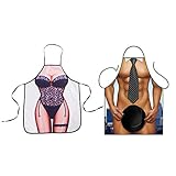 【Tamaño】28 pulgadas (largo) X 23 pulgadas (ancho) / 72 cm (largo) X 59 cm (ancho), divertido delantal de cocina adecuado para la mayoría de adultos, hombres y mujeres.