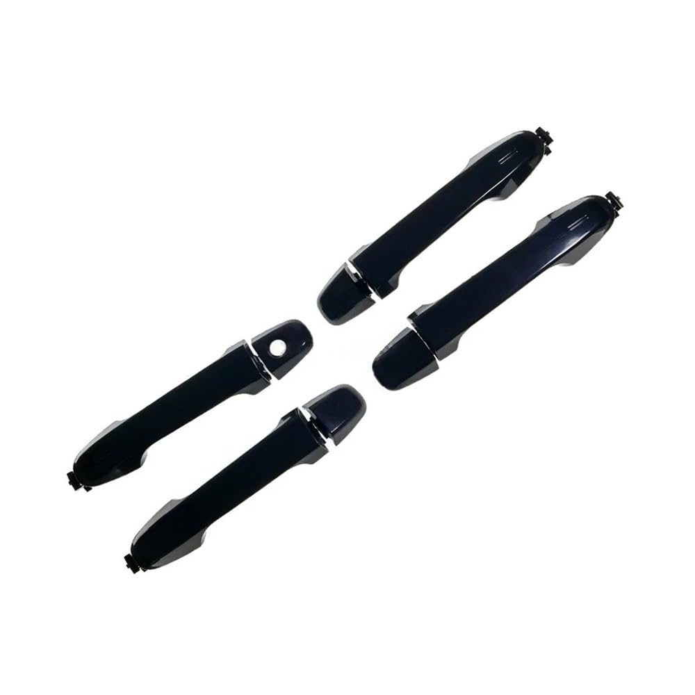 Mhtgd 4Pcs-1Set 6921106090C0 6925006020C0 Outside Door Handle Front Black 6921106090 6921706370 For Camry 2012-2017