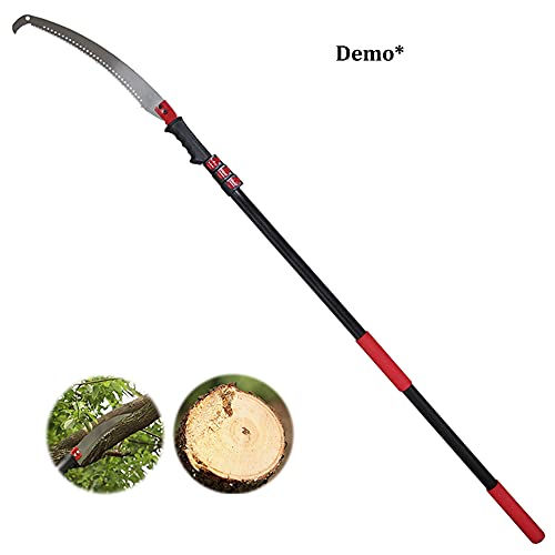 VIHINI Garden Pruning Saw | Tree Pruner With Extendable Pole Fixing Slot | Hand Tools For Remove Unwanted Branches In Your Garden, hand-powered