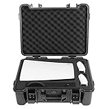 TORIBIO Hard Shell Case Travel Case Compatible with PlayStation 5 Console, Controllers, Headset Accessories, Waterproof Drop-proof Travel Box Carrying Case with Customizable Protective Foam Interior